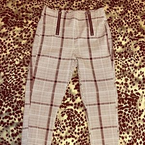 Almost Famous Houndstooth High-Waisted Pants (sz4)